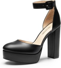 DREAM PAIRS Decollete Plateau Cinturino Caviglia